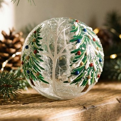 Crackle & Glow Christmas Light