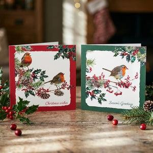 Robin & Foliage Cards