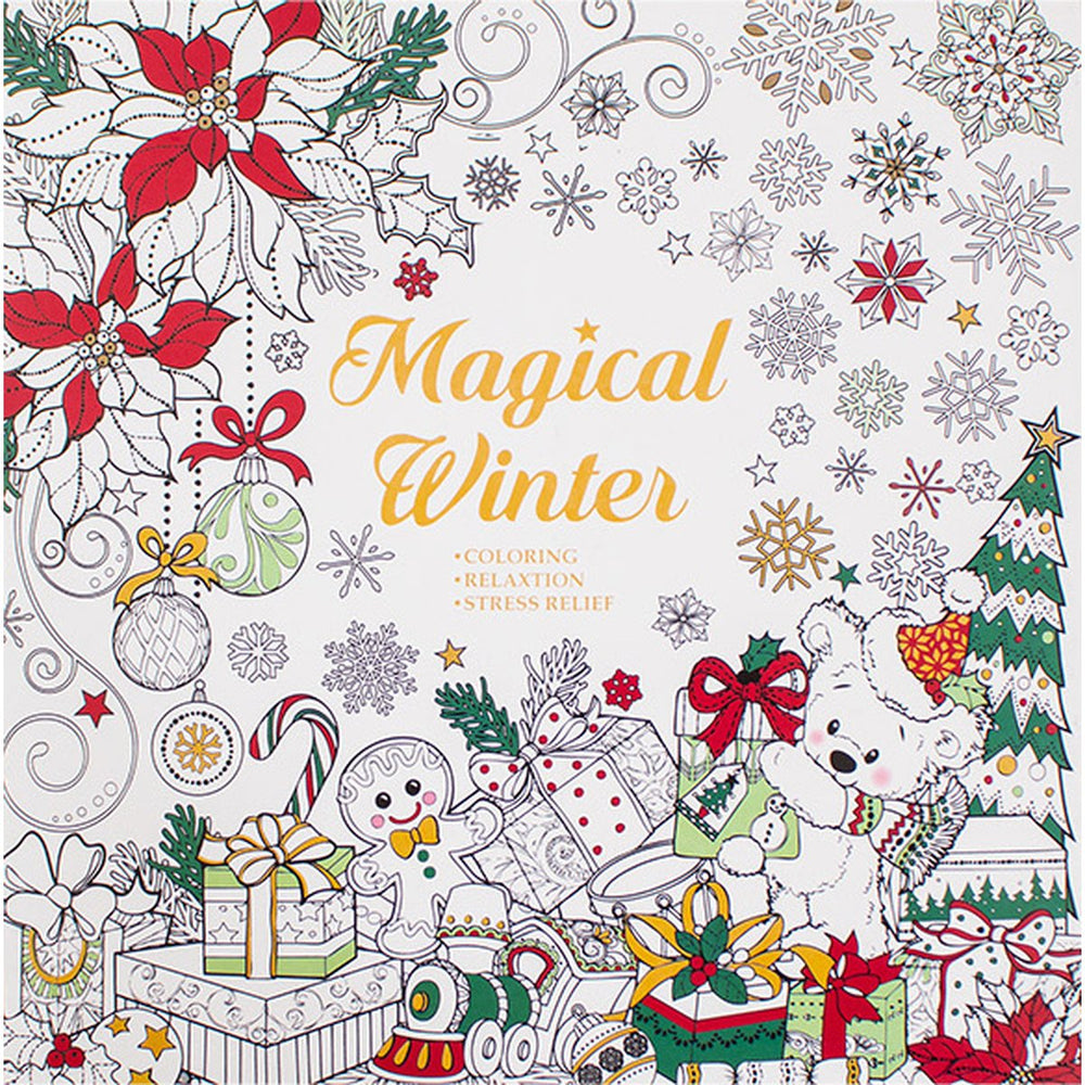 Magical Winter Colouring Book