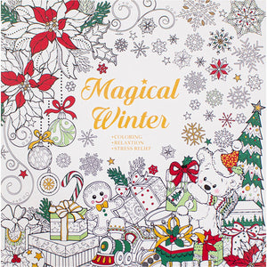 Magical Winter Colouring Book