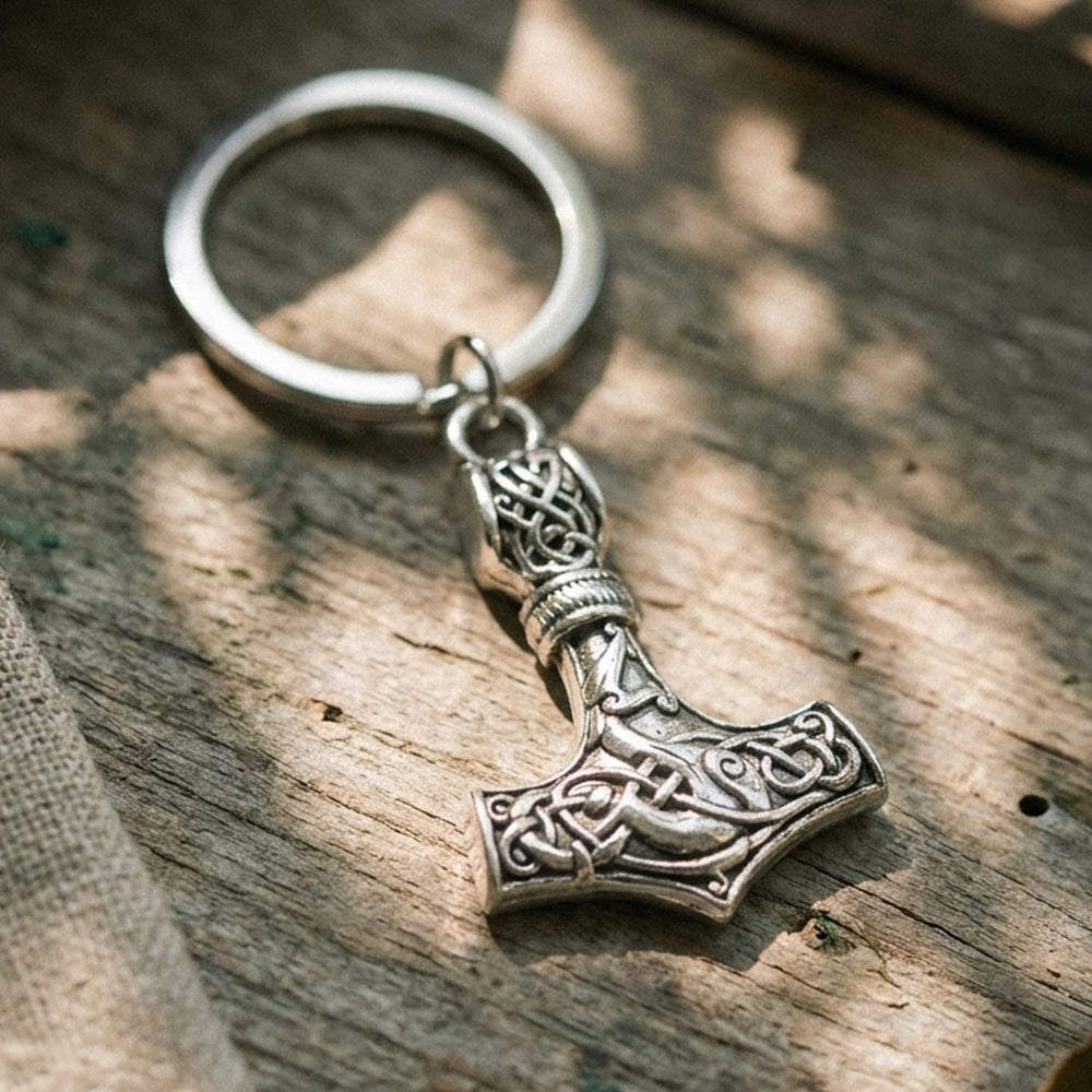 Mjolnir Hammer Keyring
