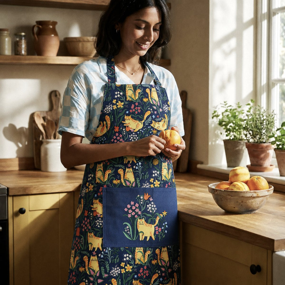 Marmalade Meadow Cotton Apron