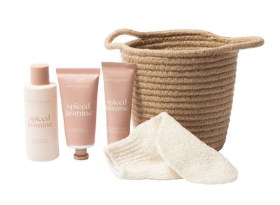 Body Glow Set in Gift Basket