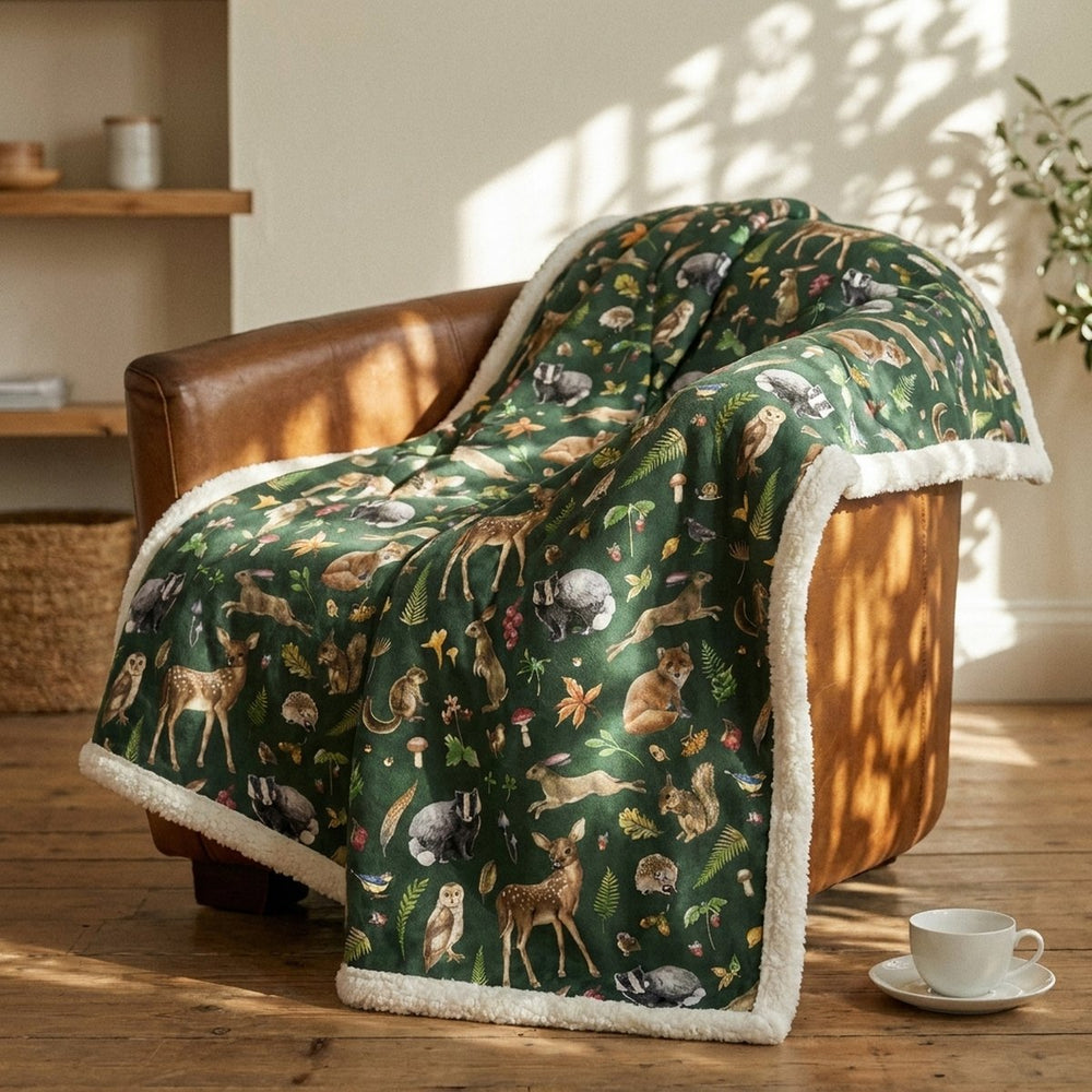 British Wildlife Throw