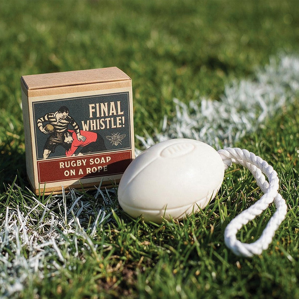 Rugby Soap On A Rope