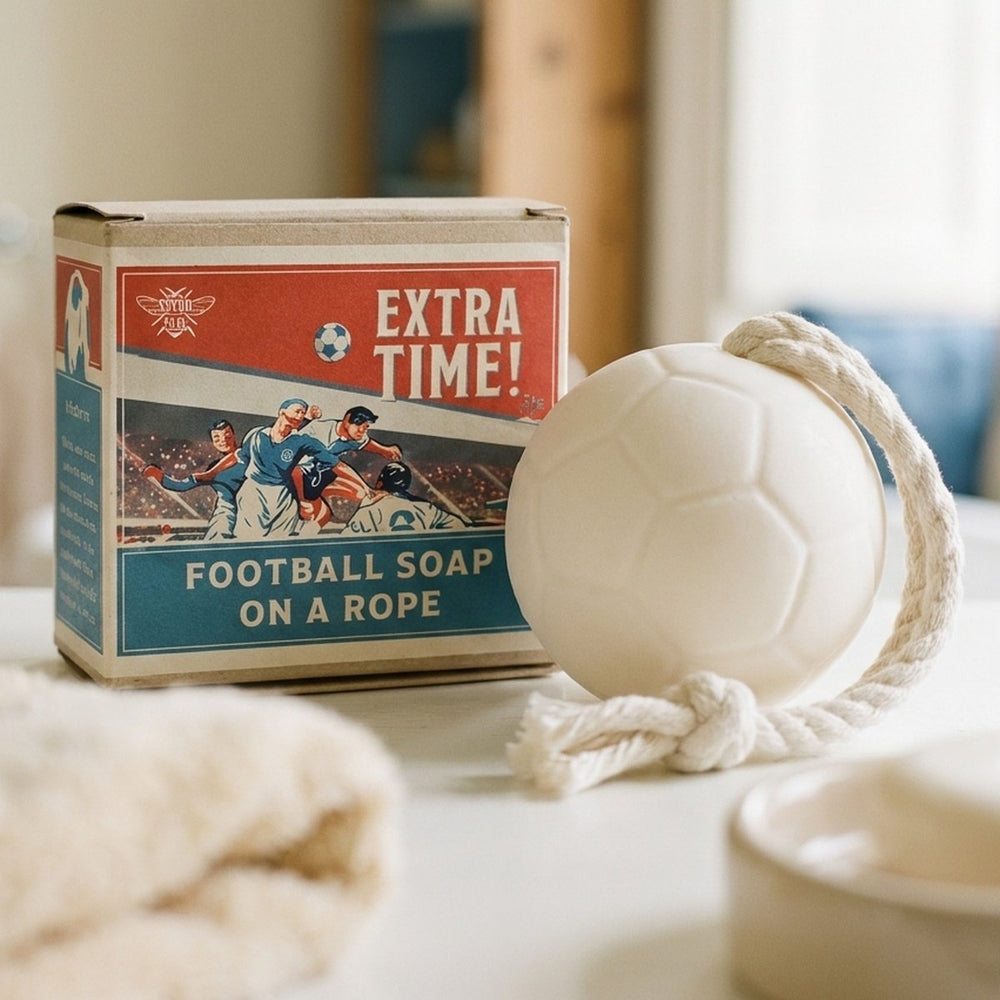 Football Soap On A Rope