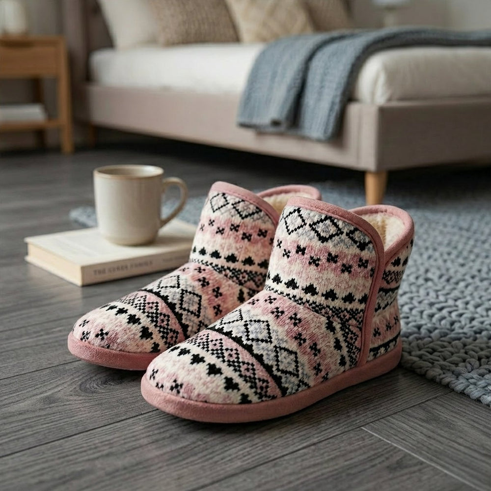Fairisle Knit Bootie