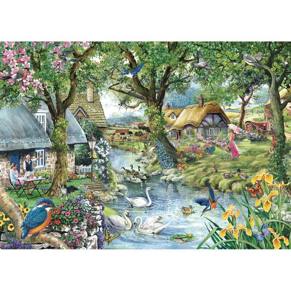 Kingfisher Cottage 1000 Piece Jigsaw