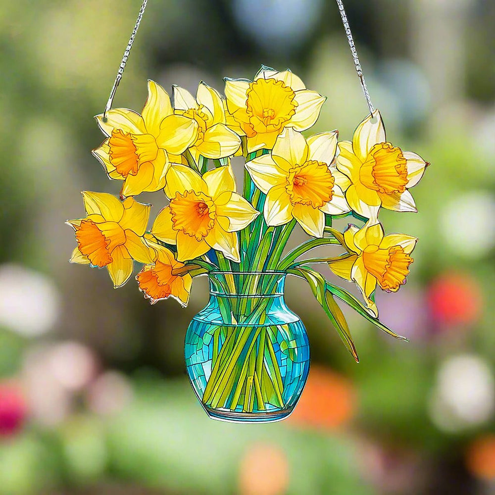 Daffodils (March)- Birth Flower Suncatcher