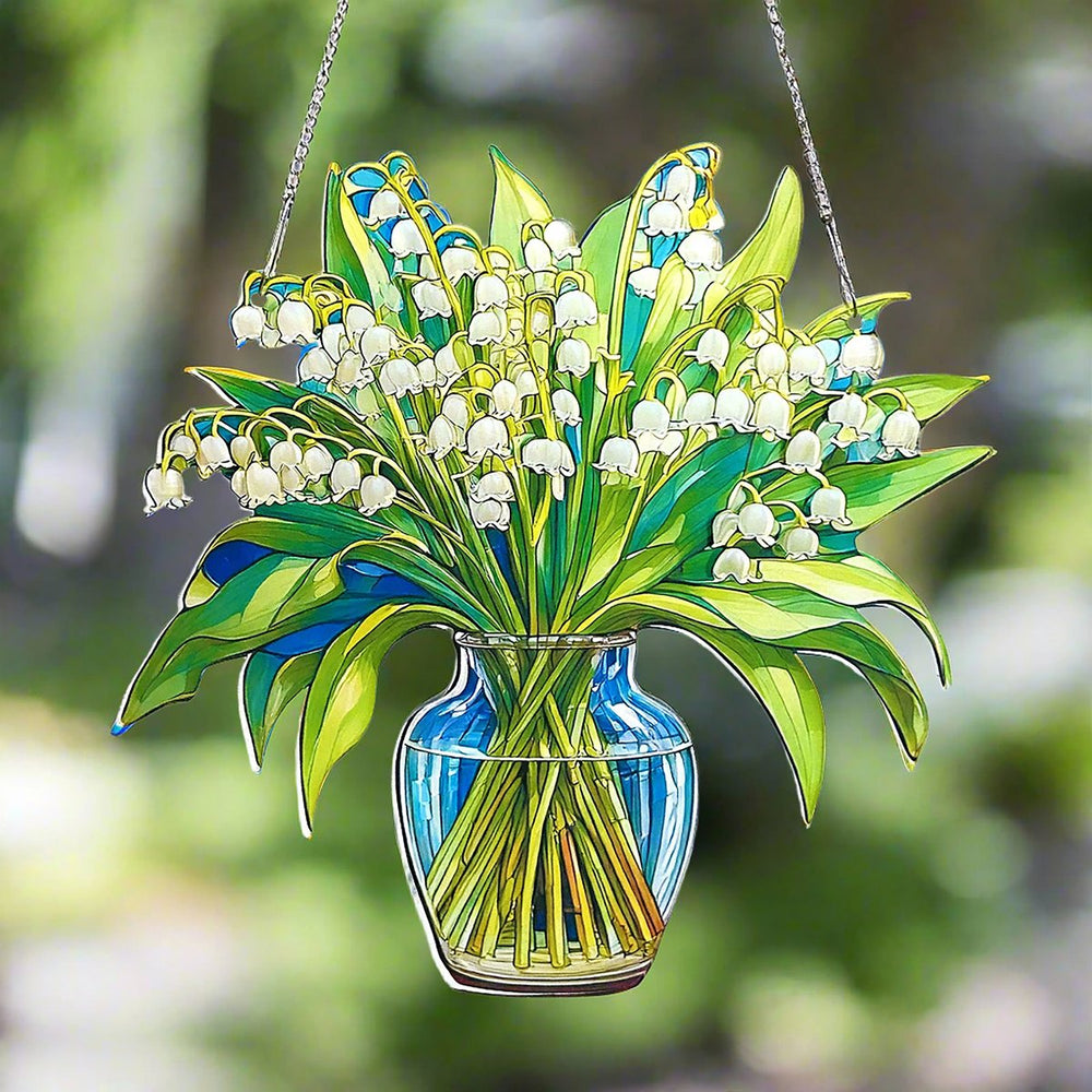 Lily of the Valley (May)- Birth Flower Suncatcher