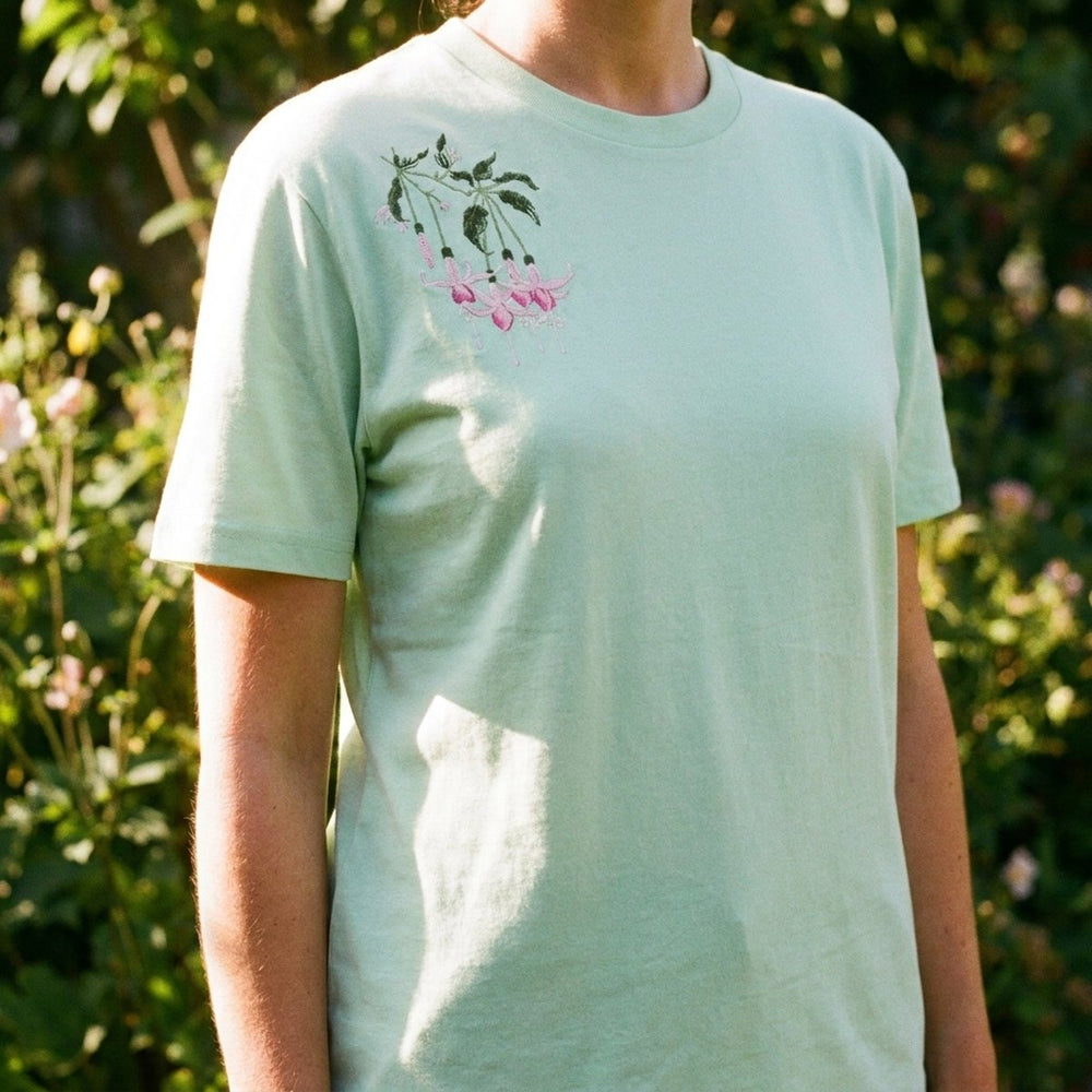 Mint Green Fuchsia T- shirt