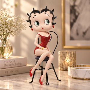 Glamorously Seated Betty Boop