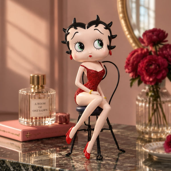 Glamorously Seated Betty Boop