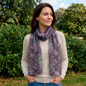 Mulberry Thistle Scarf