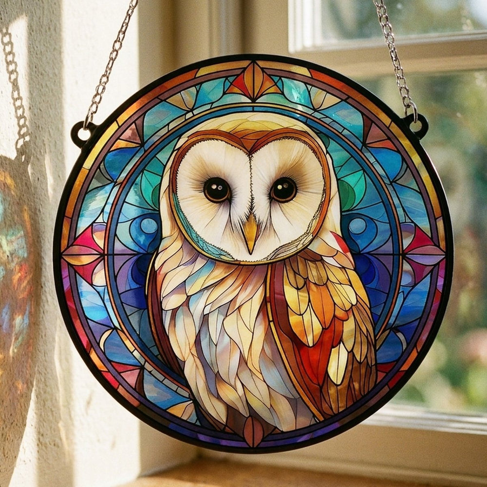 Bernadette Barn Owl Suncatcher