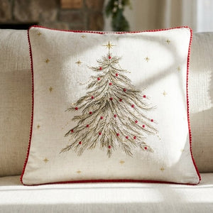 Oh Christmas Tree Embroidered Cushion