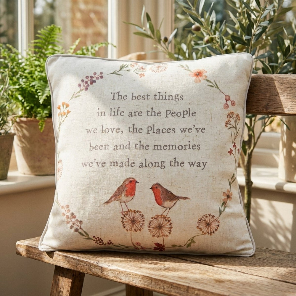 Floral Wreath Cushion