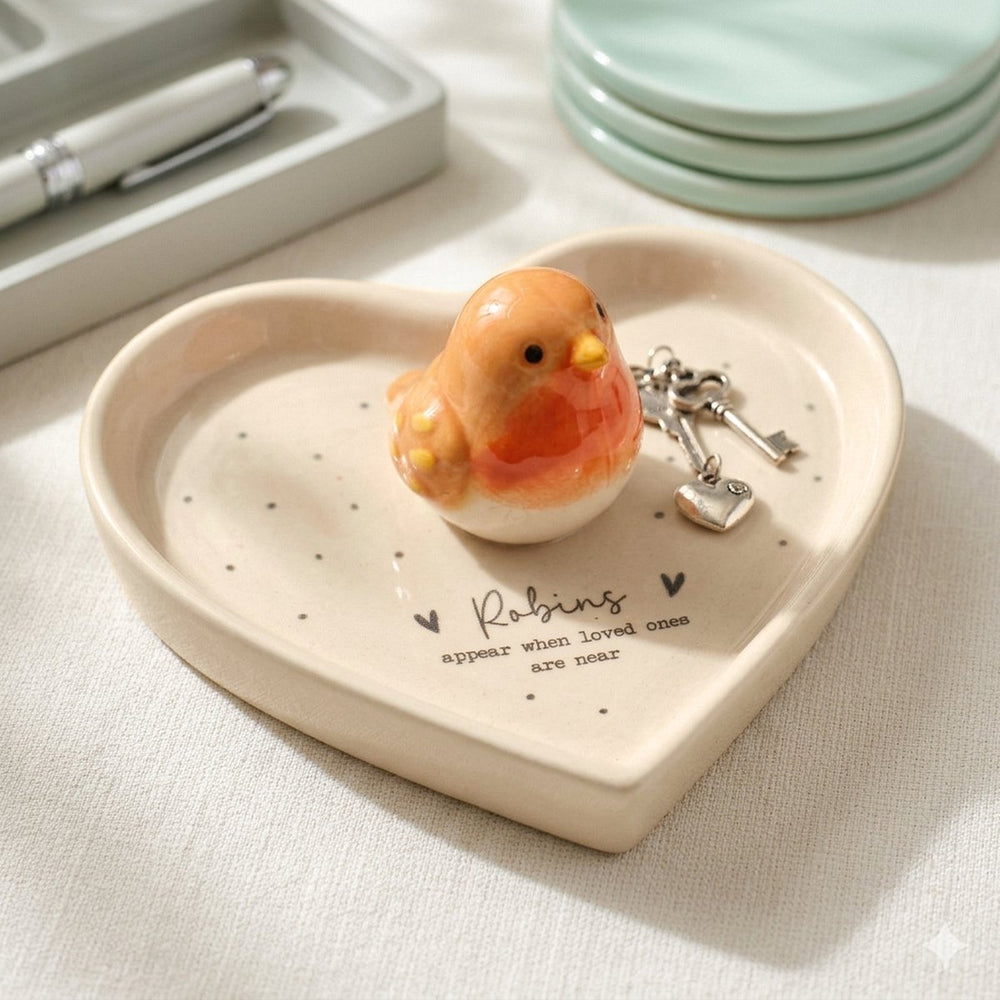 Robin Sentiment Trinket Dish
