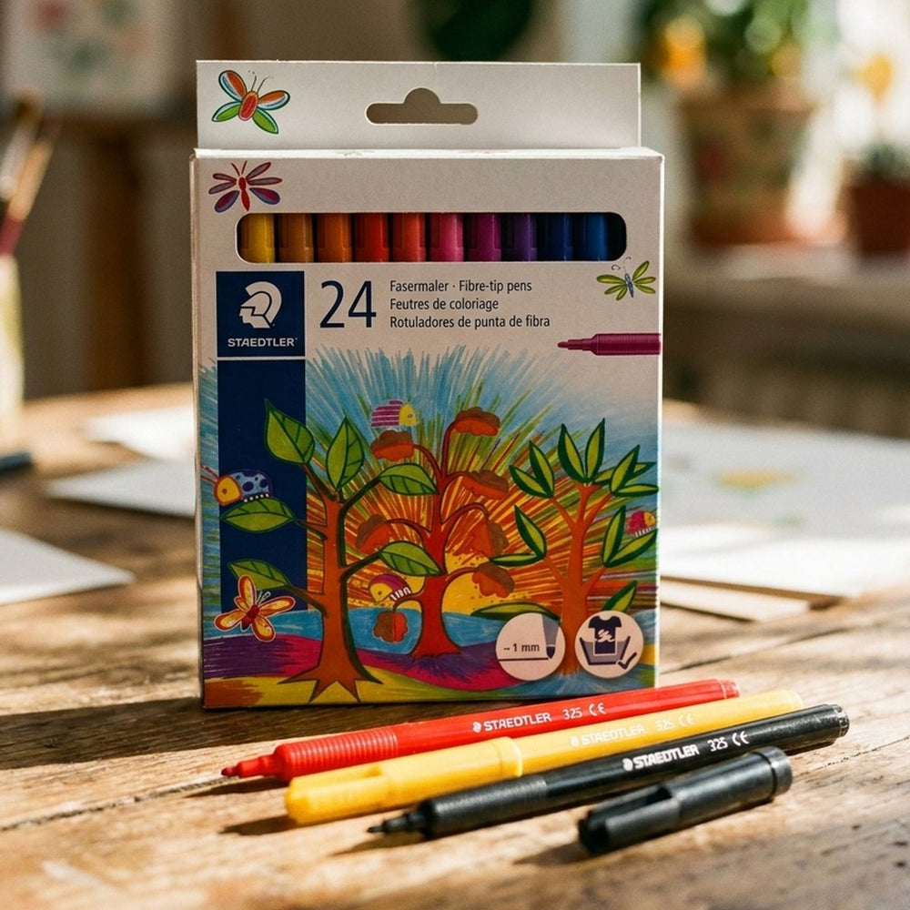 Colourful Fibre Tip Pens