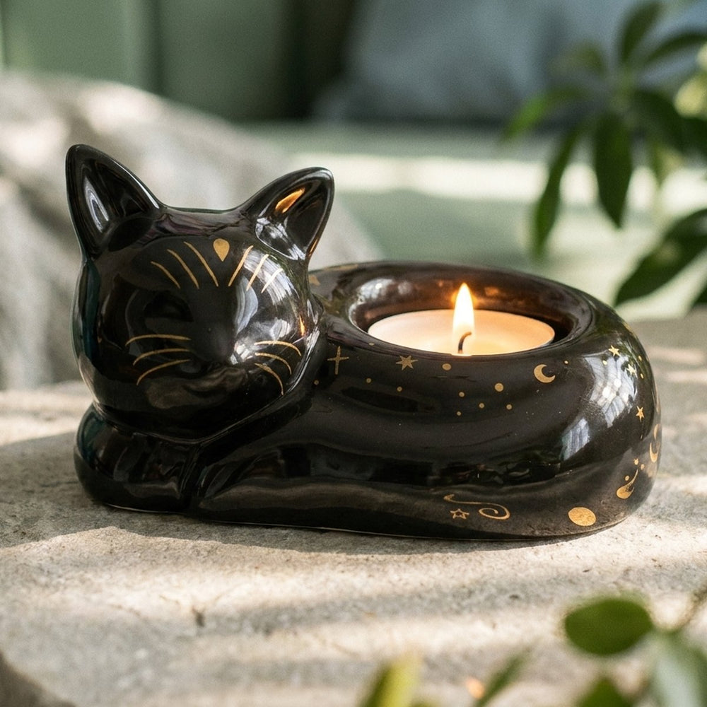 Magic Cat Tealight Holder