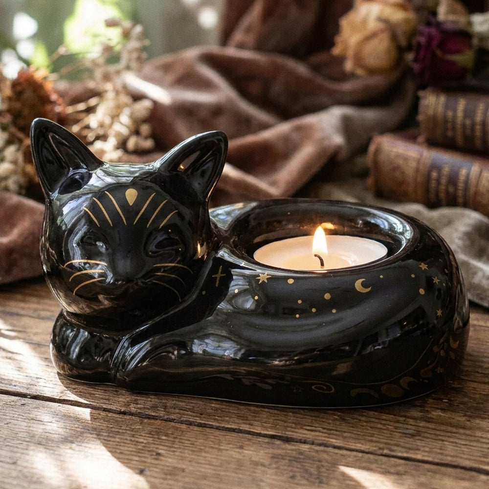 Magic Cat Tealight Holder