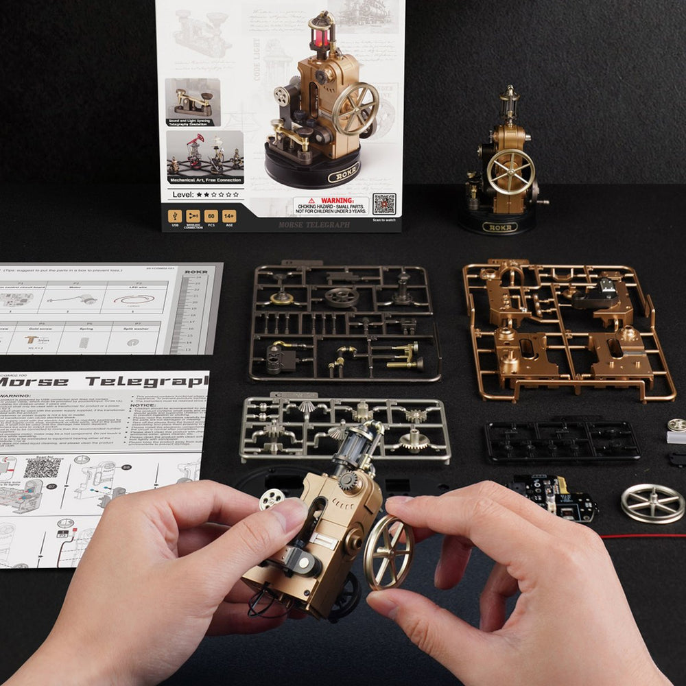 Morse Telegraph Mechanical 3D Puzzle