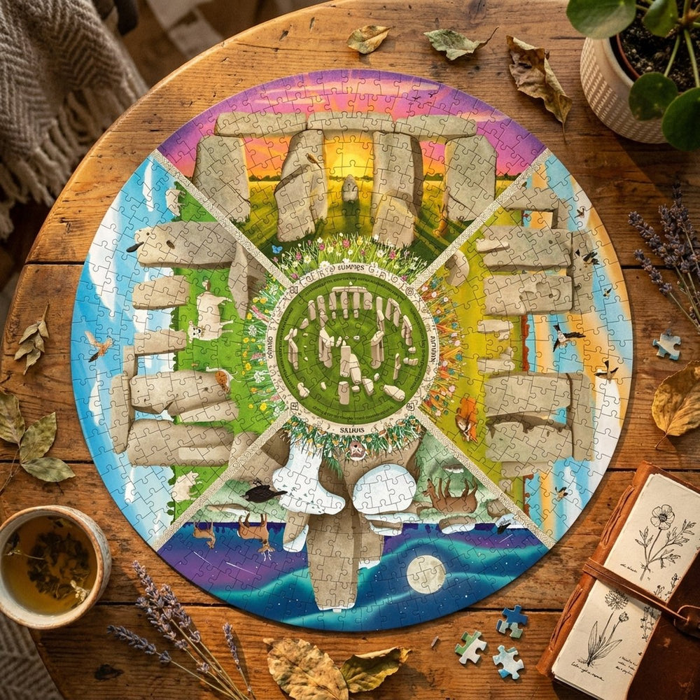 A Year at Stonehenge 500 Piece Jigsaw