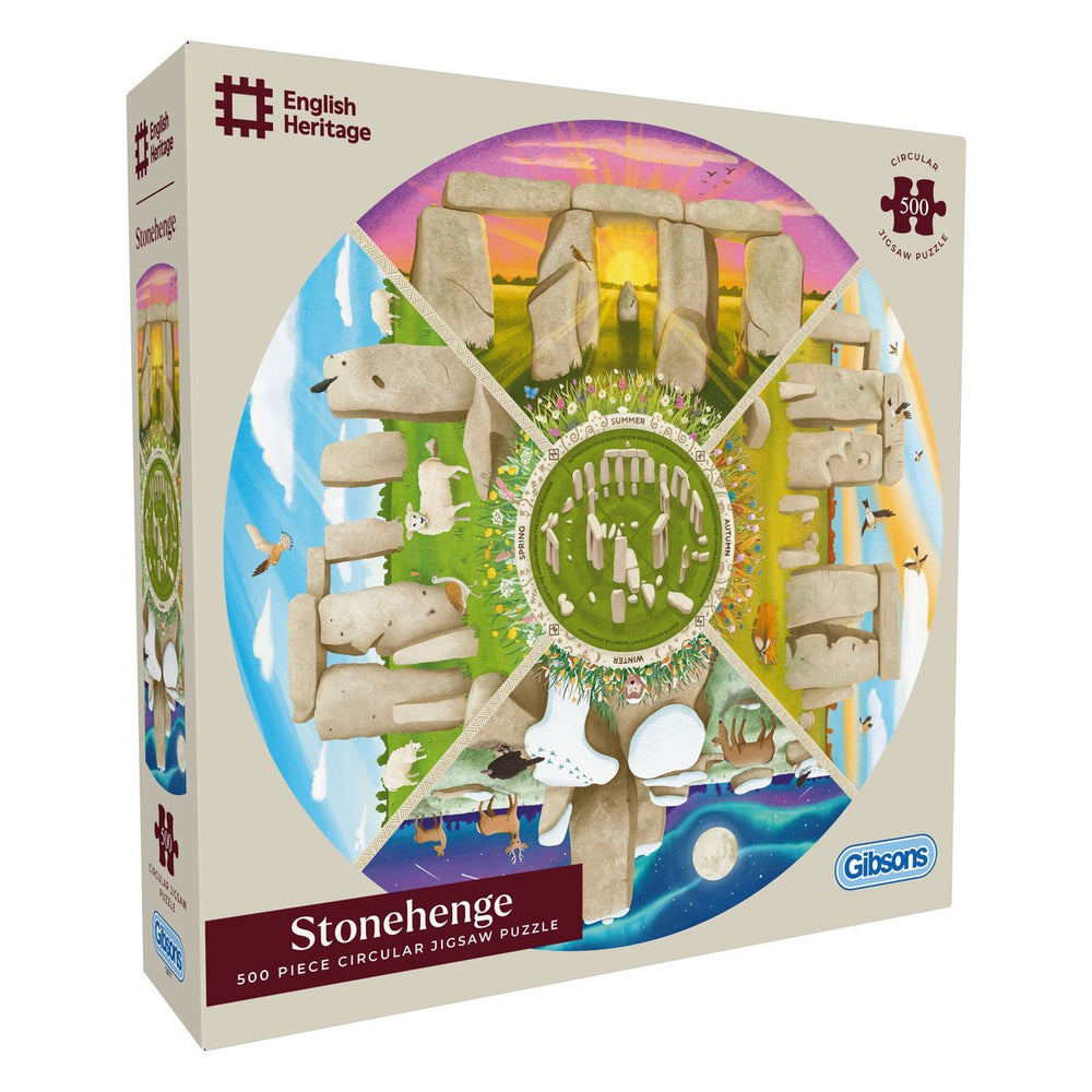 A Year at Stonehenge 500 Piece Jigsaw