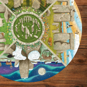 A Year at Stonehenge 500 Piece Jigsaw