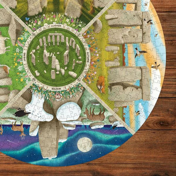A Year at Stonehenge 500 Piece Jigsaw