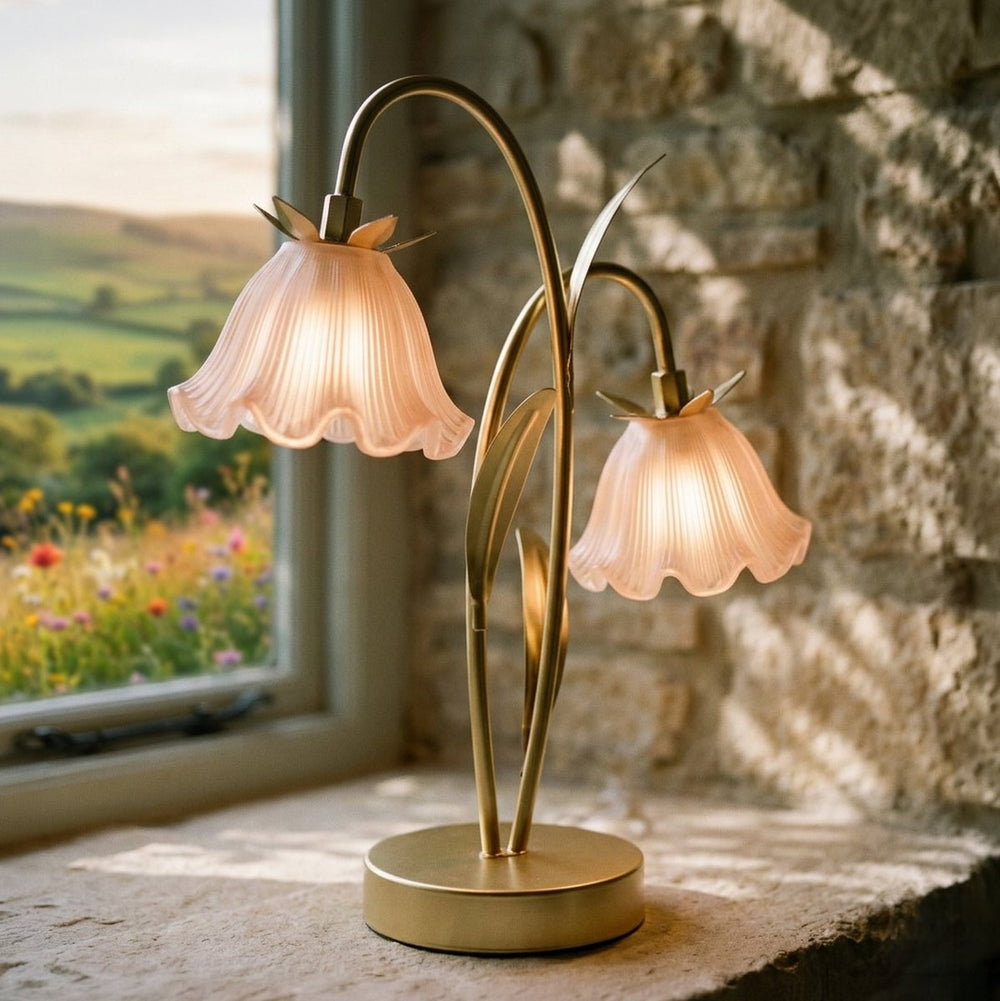 Floral Elegance Table Light
