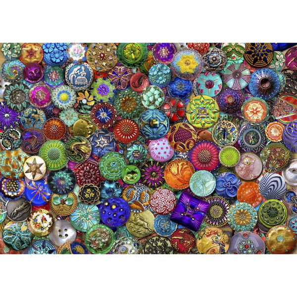 Glass Buttons 1000 Piece Puzzle