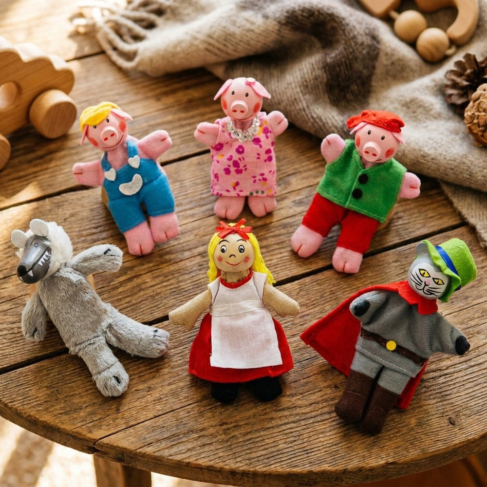 Red Riding Hood Finger Puppets