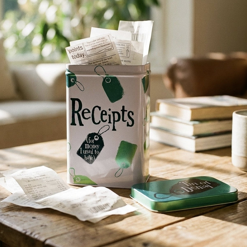 Receipts Tin
