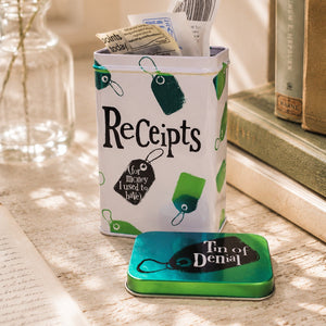 Receipts Tin