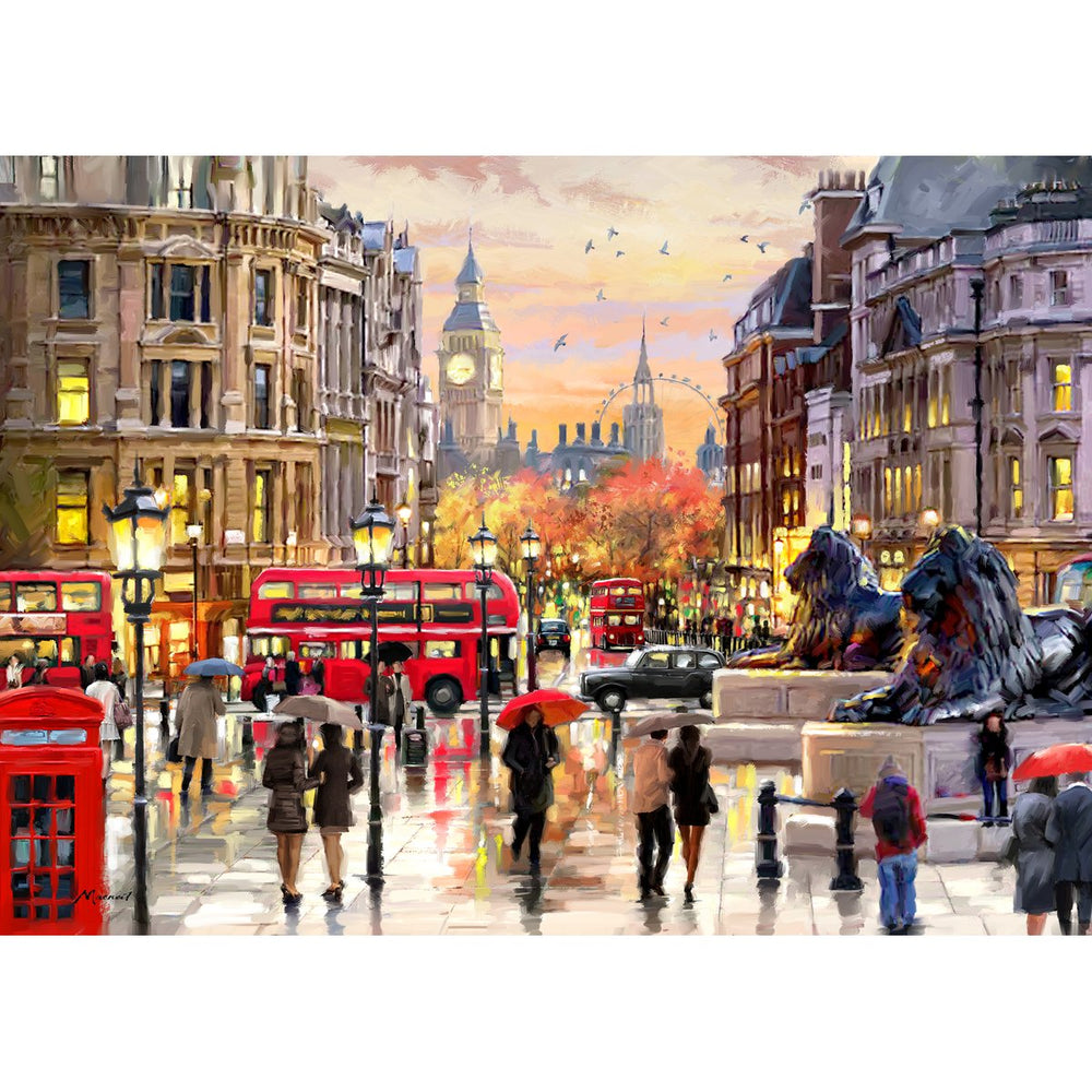 Twilight in Trafalgar Square 1000 Piece Jigsaw