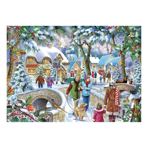 Winter Break Find the Difference 1000 piece Jigsaw