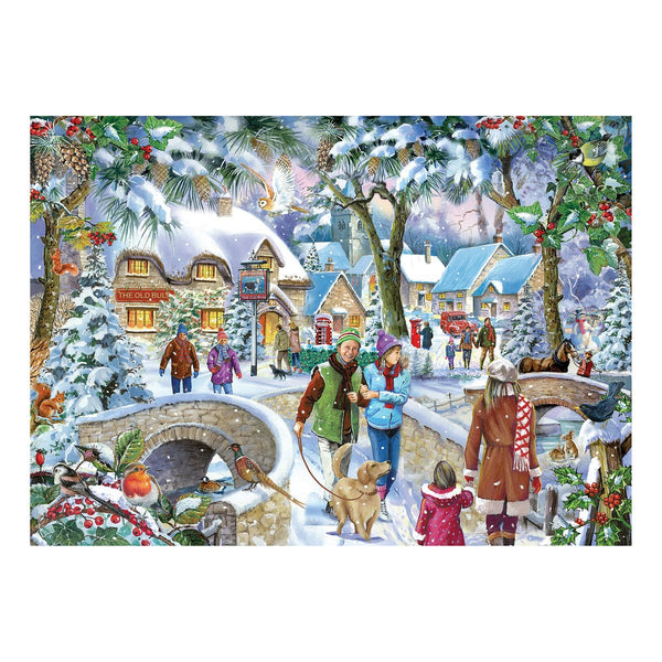 Winter Break Find the Difference 1000 piece Jigsaw