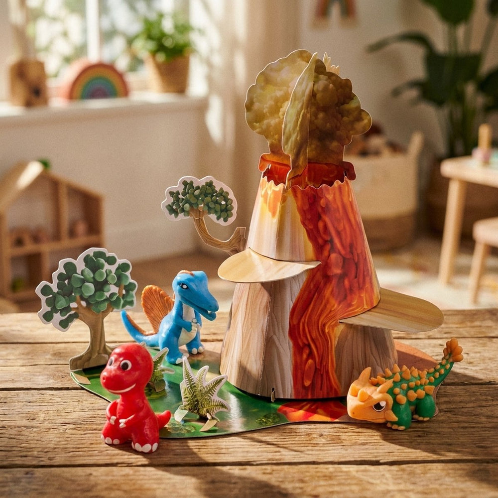 Plasticine Make a Scene Dinosaur