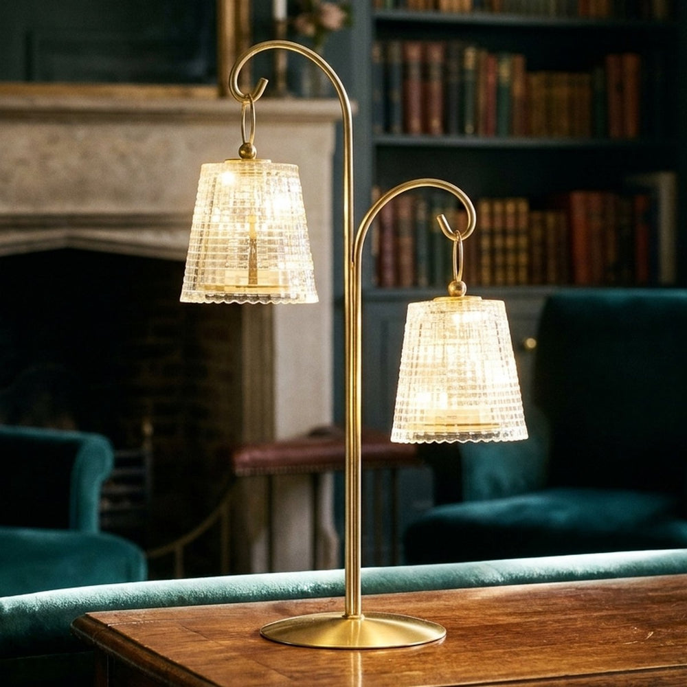 Hestia Double LED Table Lamp