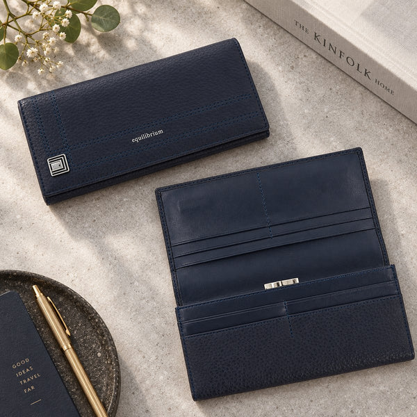 Large Navy Purse