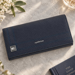 Large Navy Purse