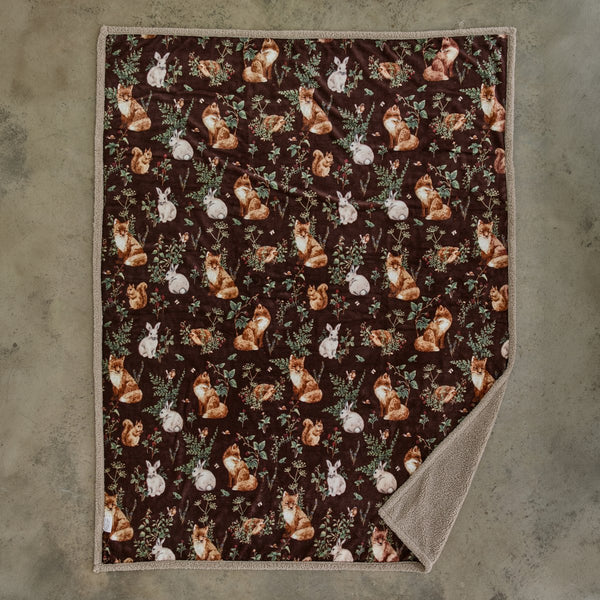 Woodland Wildlife Throw