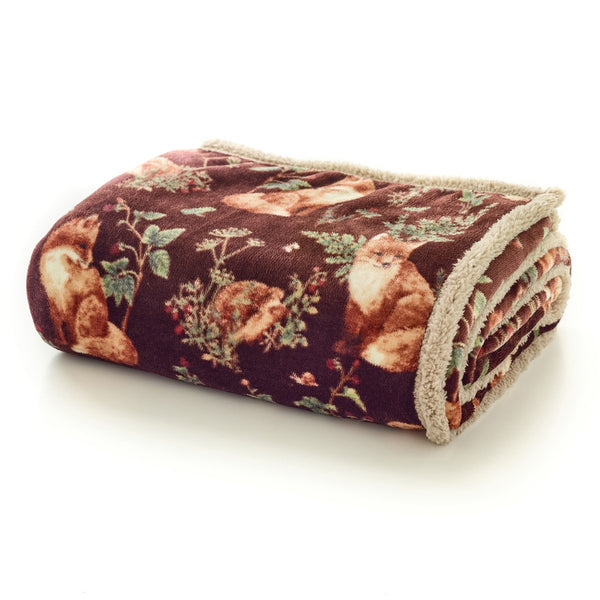 Woodland Wildlife Throw