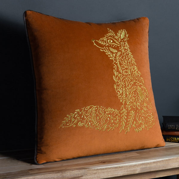 Forest Fauna Fox Cushion