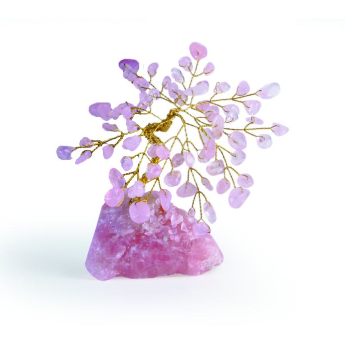 Rose quartz tree on sale