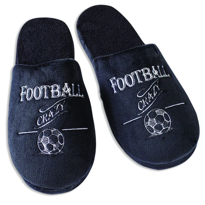 Owl Barn Gifts Football Crazy Slippers