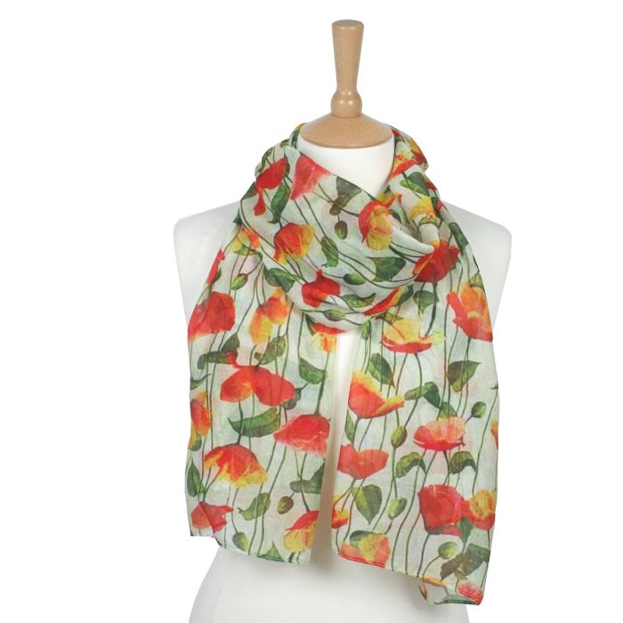 Poppy scarf sales