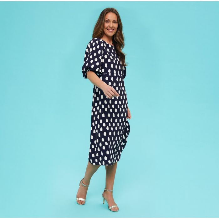 Dress barn navy clearance dress