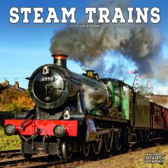 Steam Trains 12'' Calendar 2025
